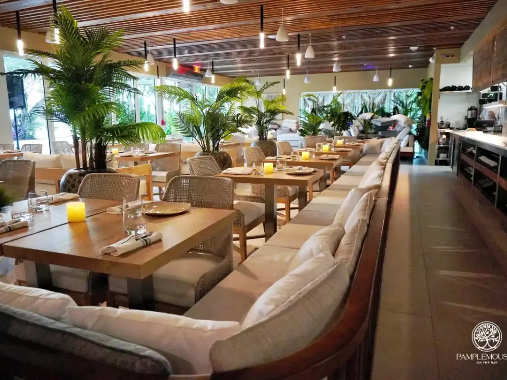 Elegant wedding venue setup in Miami-Dade