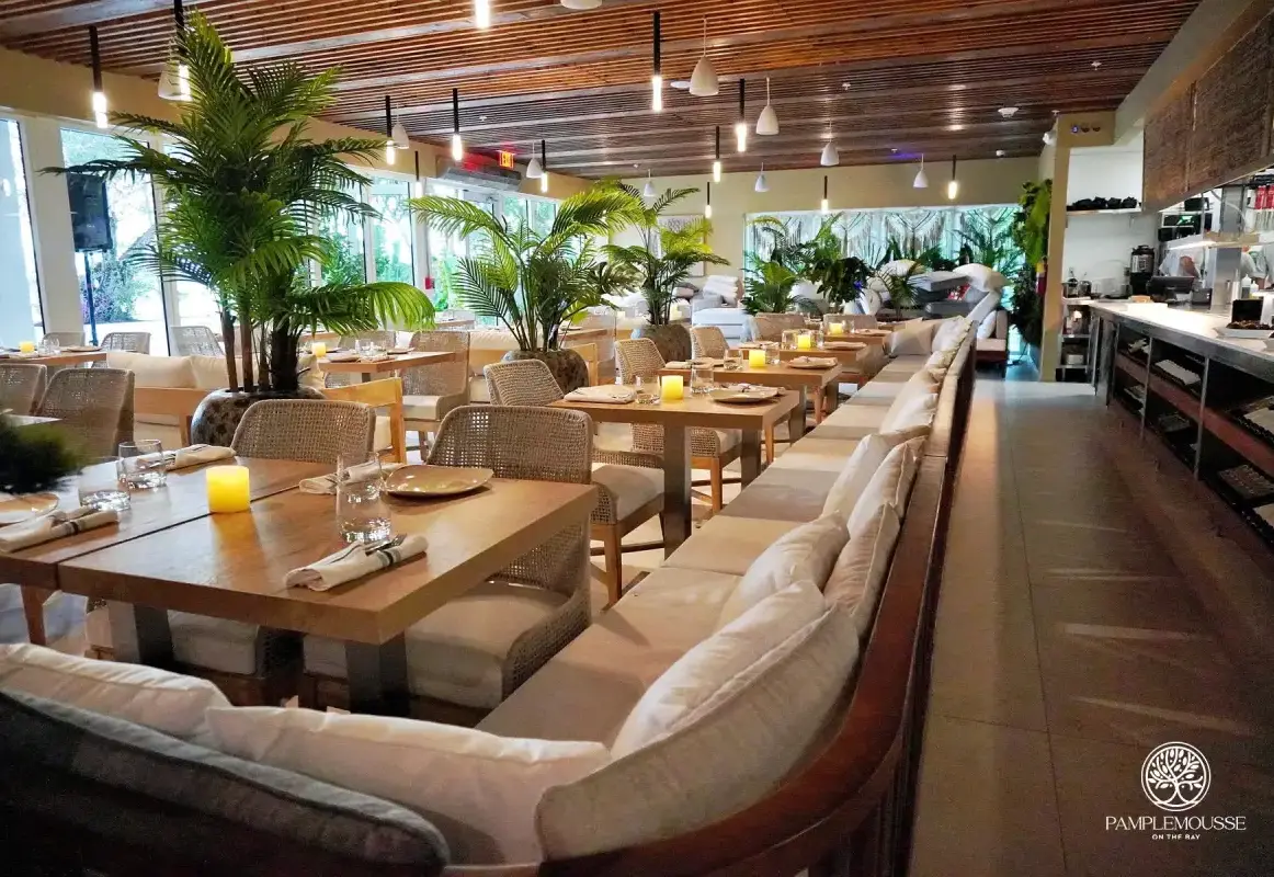 Elegant private wedding venue setup in Miami-Dade